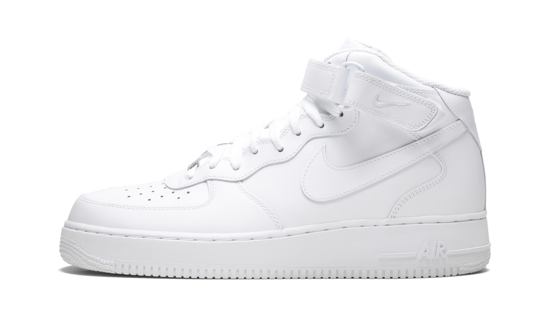 Nike Air Force 1 Mid 07 “White on White”